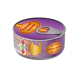 Консервы Родные Корма Знатные Индейка с потрошками для котят - 100 г х 24 шт