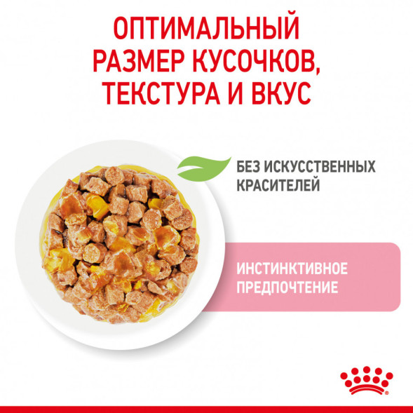 Royal Canin Kitten влажный корм котят до 12 месяцев кусочки в желе, в паучах - 85 г х 28 шт