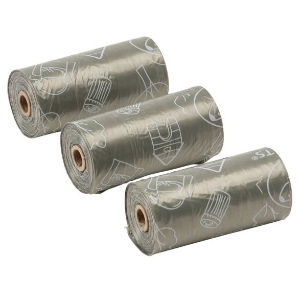 United Pets Refill пакеты для набора BON TON, 3 рулона по 10 пакетов, черные