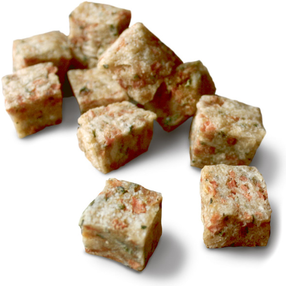 Лакомство GimDog мясные кубики суперфуд для собак из курицы с морковью и шпинатом - 40 г