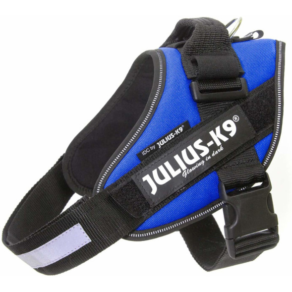 Julius-K9 шлейка для собак IDC-Powerharness 2, 71-96 см/ 28-40 кг, синяя