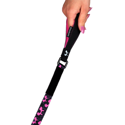 United Pets Complete me Identity поводок для собак, 140 см, 20 мм, черный с розовым