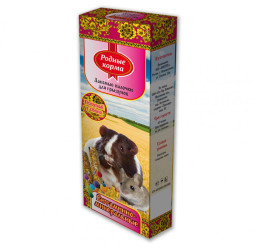 Родные Корма зерновая палочка для грызунов с витаминами и минералами