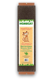 HOMECAT Венге когтеточка с кошачьей мятой большая, 70х14 см