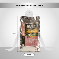 Necon Natural Wellness Kitten Turkey and Rice сухой корм для котят 1-6 месяцев, беременных и кормящих кошек с индейкой и рисом - 10 кг