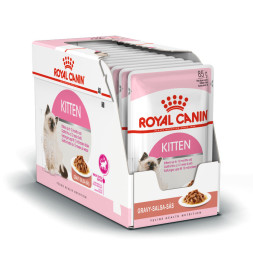 Royal Canin Kitten влажный корм котят до 12 месяцев кусочки в соусе, в паучах - 85 г х 28 шт