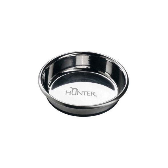 Миска Hunter Smart из нержавеющей стали для корма/воды собак, объем - 190 мл, диаметр - 11 см