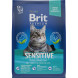 Brit Premium Cat Sensitive сухой корм для взрослых кошек с чувствительным пищеварением с ягненком и индейкой - 400 г