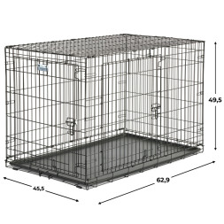 MidWest Contour клетка для собак 123х77х82 см, 2 двери