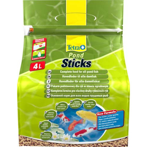 Tetra Pond Sticks корм для прудовых рыб в палочках 4 л