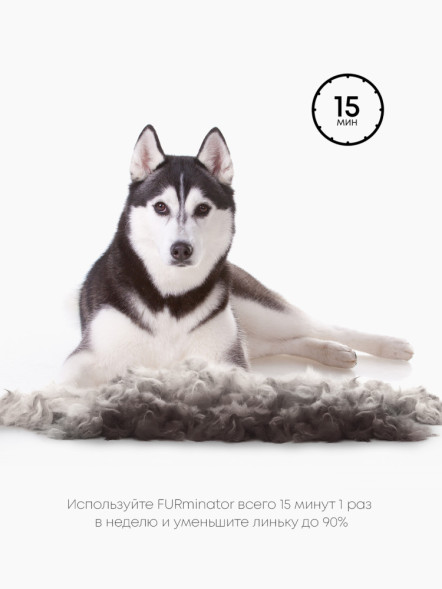 FURminator L фурминатор для крупных собак с короткой шерстью