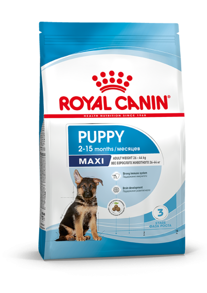 Royal Canin Maxi Puppy сухой корм для щенков крупных пород до 15 месяцев - 3 кг