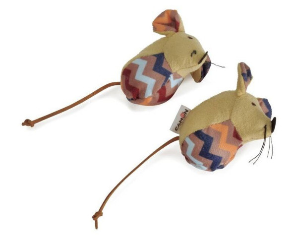 Camon игрушка для кошек Мышь Зигзаг с бубенчиком