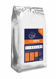 Dog Lunch Премиум сухой корм для собак средних и крупных пород с ягненком и рисом - 15 кг