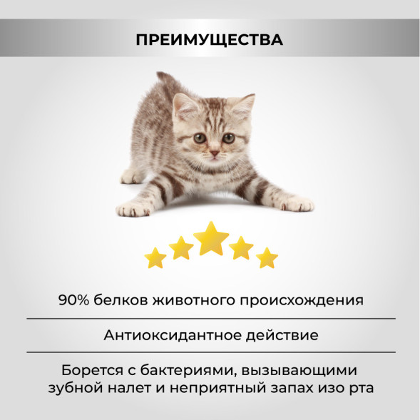 Necon Natural Wellness Kitten Turkey and Rice сухой корм для котят 1-6 месяцев, беременных и кормящих кошек с индейкой и рисом - 1,5 кг