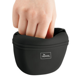 Hunter сумочка для лакомств силиконовая антрацит