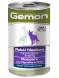 Gemon Dog Medium влажный корм для взрослых собак средних пород кусочки ягненка с рисом в консервах 1,25 кг х 12 шт
