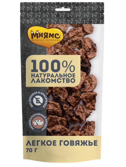 Мнямс лакомство для собак легкое говяжье - 70 г