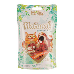 Molina Best Friends лакомство для кошек и собак Карпаччо из говядины - 25 г