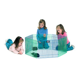 MidWest Critterville Вольер для грызунов и мелких собак, 6 панелей 48х38 см, цветной