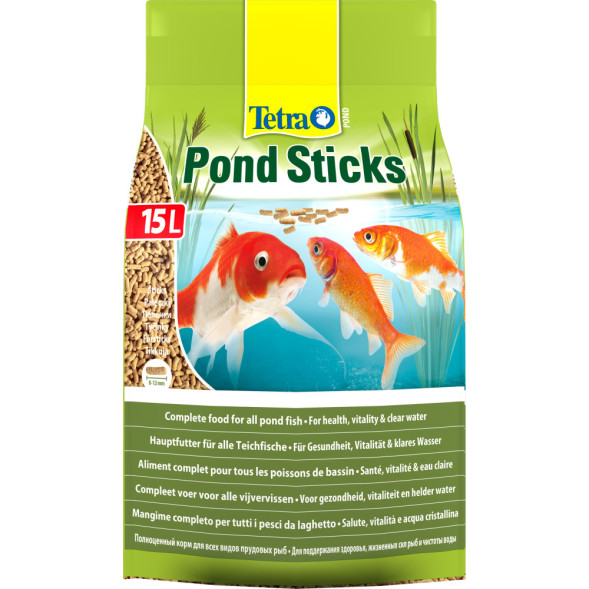 Tetra Pond Sticks корм для прудовых рыб в палочках 15 л
