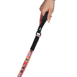 United Pets Complete me Forever поводок для собак, 140 см, 20 мм, оранжевый с рисунком