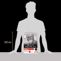 Сухой корм для кошек Pro Plan Original для поддержания здоровья органов чувств с лососем 3 кг