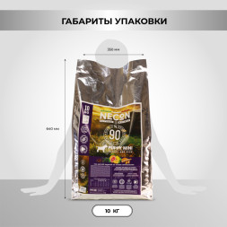 Necon Natural Wellness Puppy Mini Turkey and Rice сухой корм для щенков мелких пород с индейкой и рисом - 10 кг