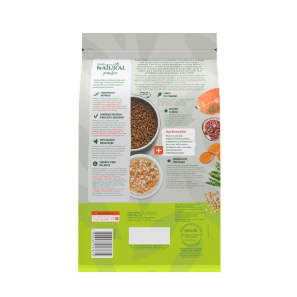 Guabi Natural Cat Sterilised Grain Free сухой беззерновой корм для взрослых стерилизованных и кастрированных котов и кошек лосось и чечевица - 1,5 кг