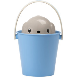 United Pets Dog-Crock ведро для сухого корма, для собак, 7,5 л, серо-голубой