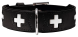 Hunter Swiss 70 ошейник для собак, 56-63,5 см, кожа, черный