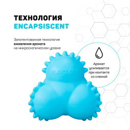 Playology SQUEAKY BOUNCE BALL дентальный хрустящий жевательный тройной мяч для щенков с ароматом арахиса, голубой