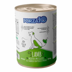 Forza10 Maintenance влажный корм для взрослых собак с ягненком, горохом и картофелем, в консервах - 400 г х 12 шт