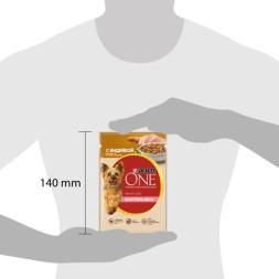 Влажный корм для собак Purina ONE Мини Контроль веса для мелких пород с индейкой, морковью и горохом в подливе 85 г x 26 шт