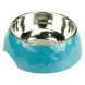 SuperDesign миска на меламиновой подставке Ромбы, 700 мл, голубая