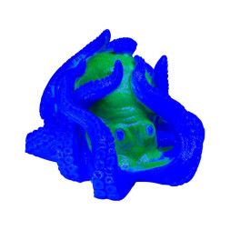 Glofish декорация для аквариума осьминог