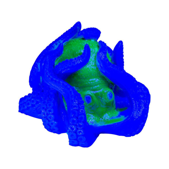 Glofish декорация для аквариума осьминог