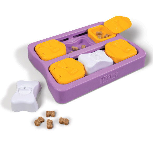 Nina Ottosson Brick Mini игра-головоломка для щенков и собак мелких пород, 2 уровень сложности (средний)