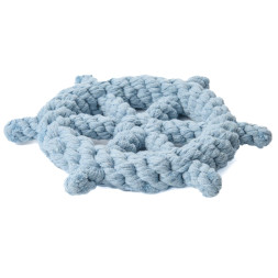 Mr.Kranch игрушка для собак Штурвал из каната, 20 см, фиолетовая