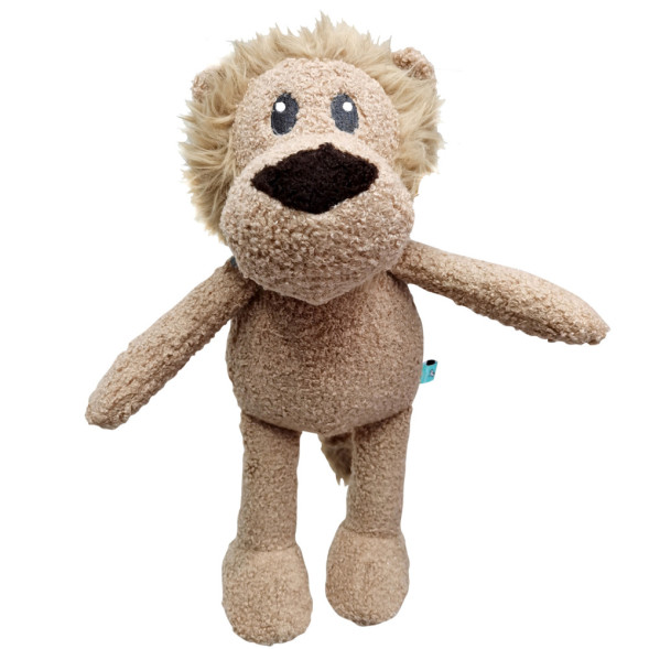 Tufflove игрушка для собак Лев, 20 см, бежевый