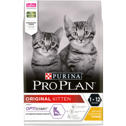 Сухой корм для котят Pro Plan Original с курицей 3 кг