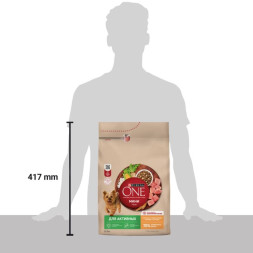 Сухой корм Purina ONE® МИНИ для активных собак мелких пород с курицей и с рисом, 3 кг