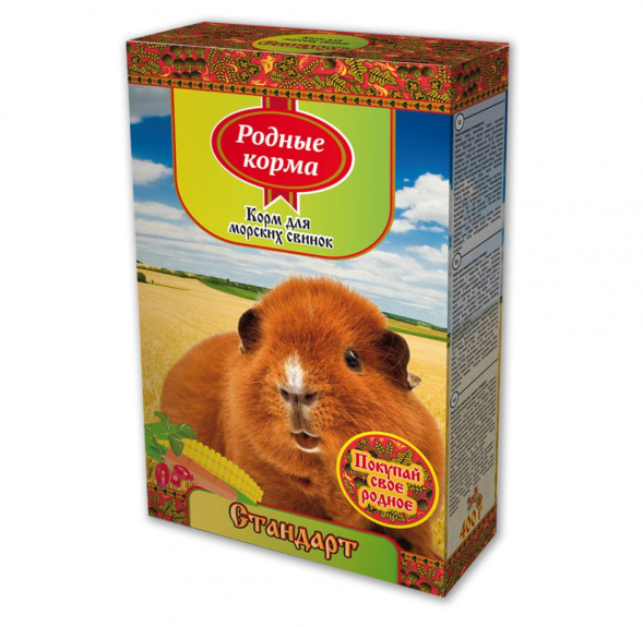 Родные Корма корм для морских свинок стандарт - 400 г