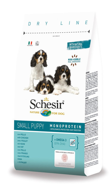 Schesir Puppy Small сухой корм для щенков мелких пород с курицей - 800 г