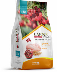 CARNI LIFE Kitten сухой корм для котят с курицей, гранатом и клюквой - 1,5 кг