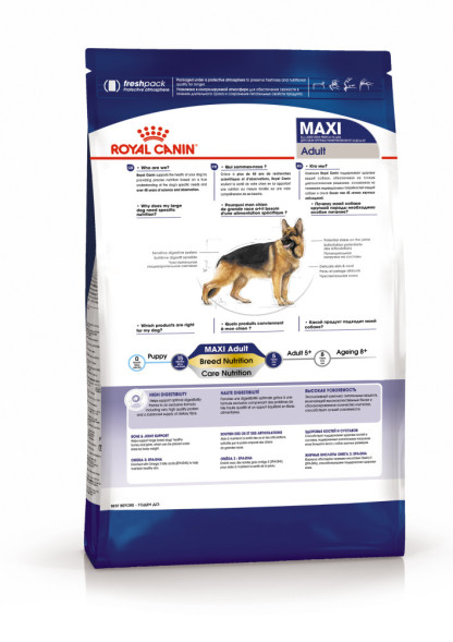 Royal Canin Maxi Adult сухой корм для взрослых собак крупных пород - 15 кг