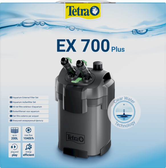 Tetra EX 700 Plus Filter внешний фильтр для аквариумов 100-200 л
