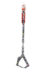 Camon шлейка для собак с поводком и пряжкой безопасности