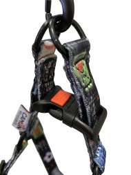 Camon шлейка для собак с поводком и пряжкой безопасности