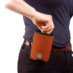 Hunter сумочка для лакомств Hilo Basic 24х13х10 см, оранжевая